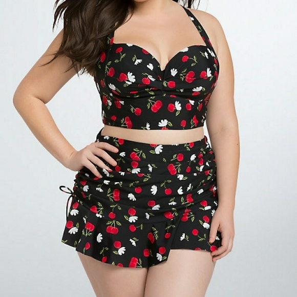 torrid Other - Cherry print swimsuit